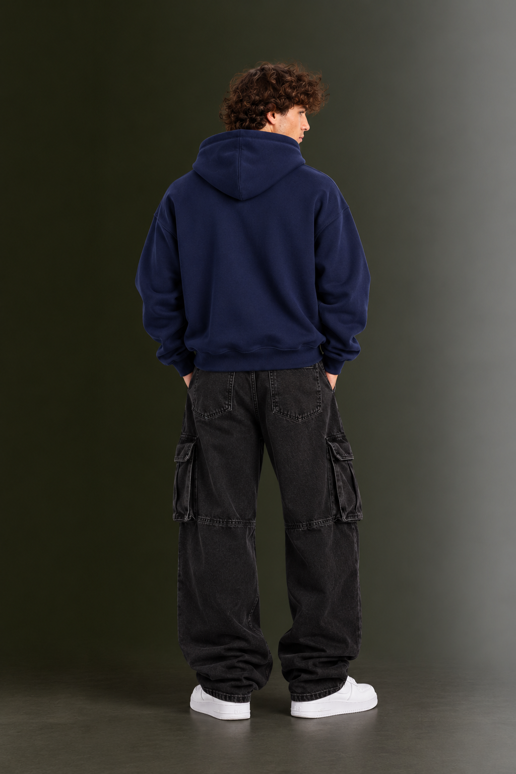 OUTPUFF Unisex Regular Fit Pullover Hoodie with Kangaroo Pocket