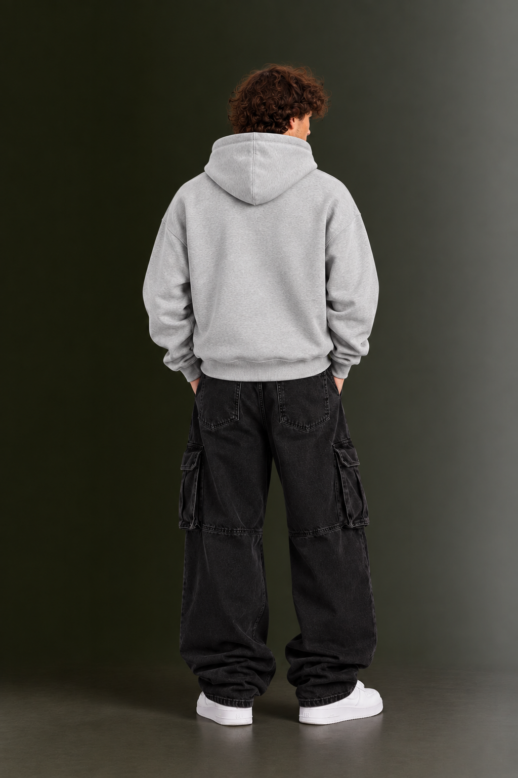 OUTPUFF Unisex Regular Fit Pullover Hoodie with Kangaroo Pocket