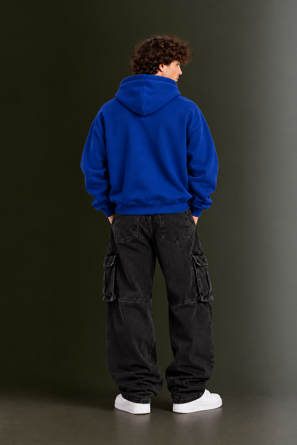 OUTPUFF Unisex Regular Fit Pullover Hoodie with Kangaroo Pocket
