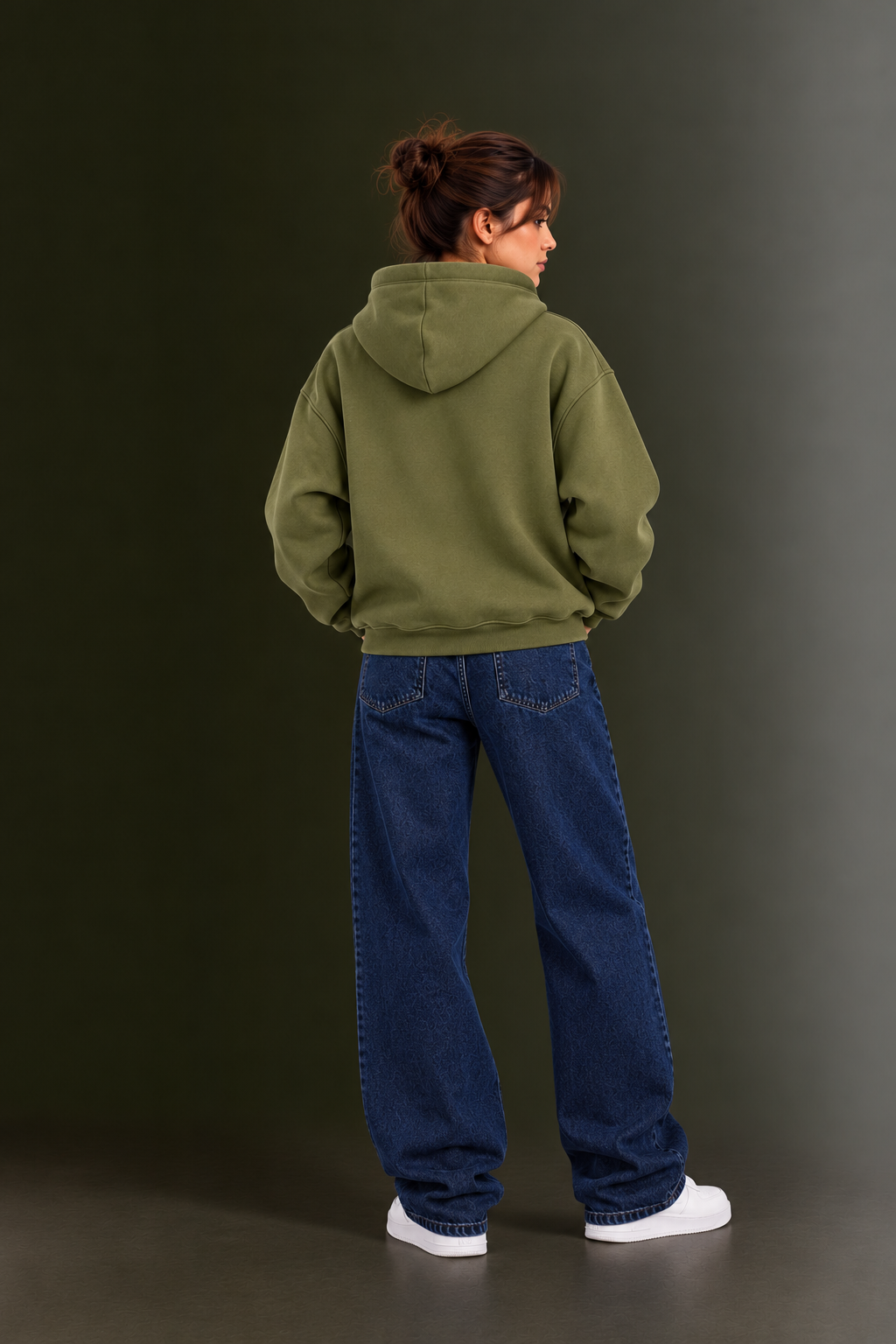 OUTPUFF Unisex Regular Fit Pullover Hoodie with Kangaroo Pocket