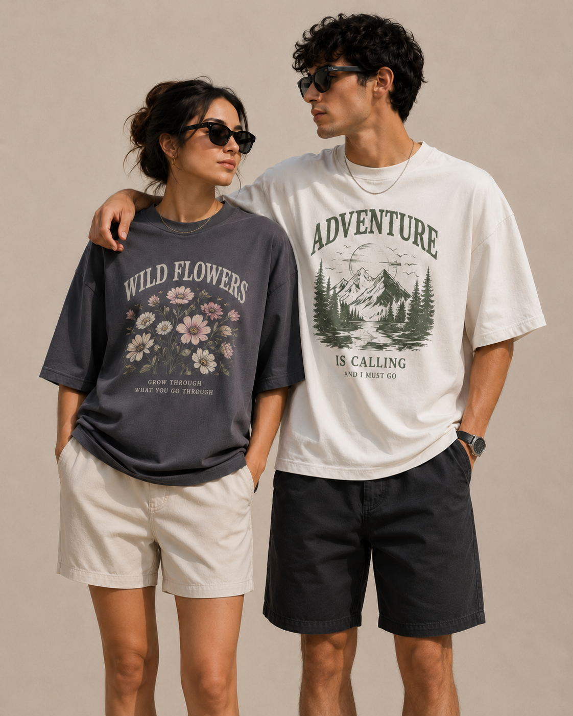 COUPLE T-SHIRT (PRINTED)