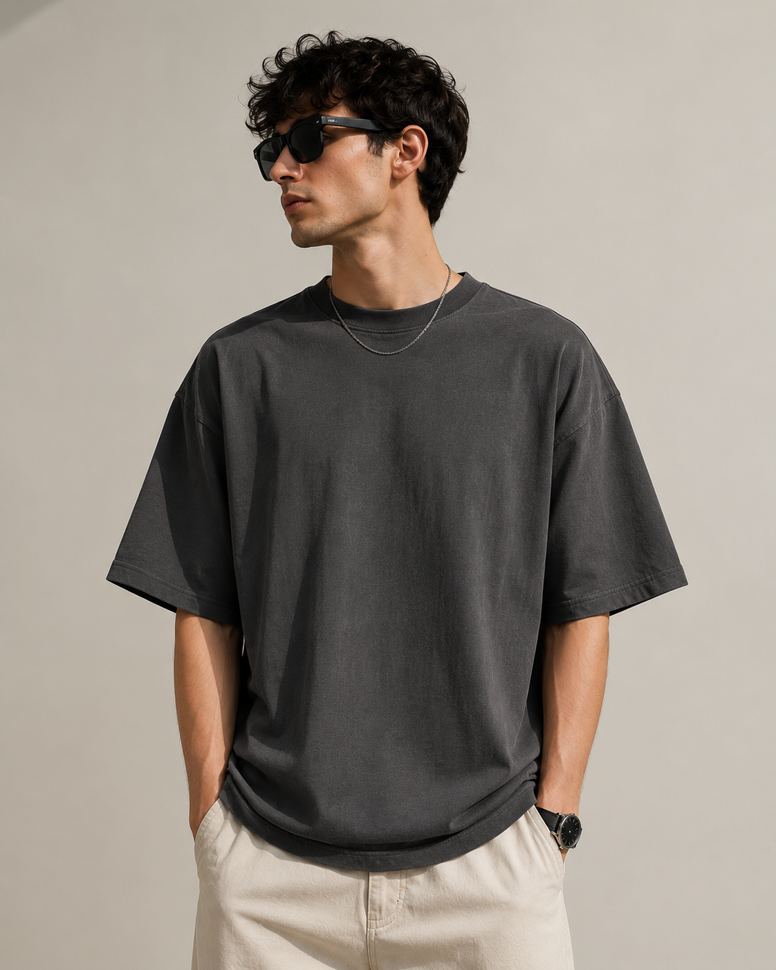 MENS DROP SHOULDER T-SHIRT