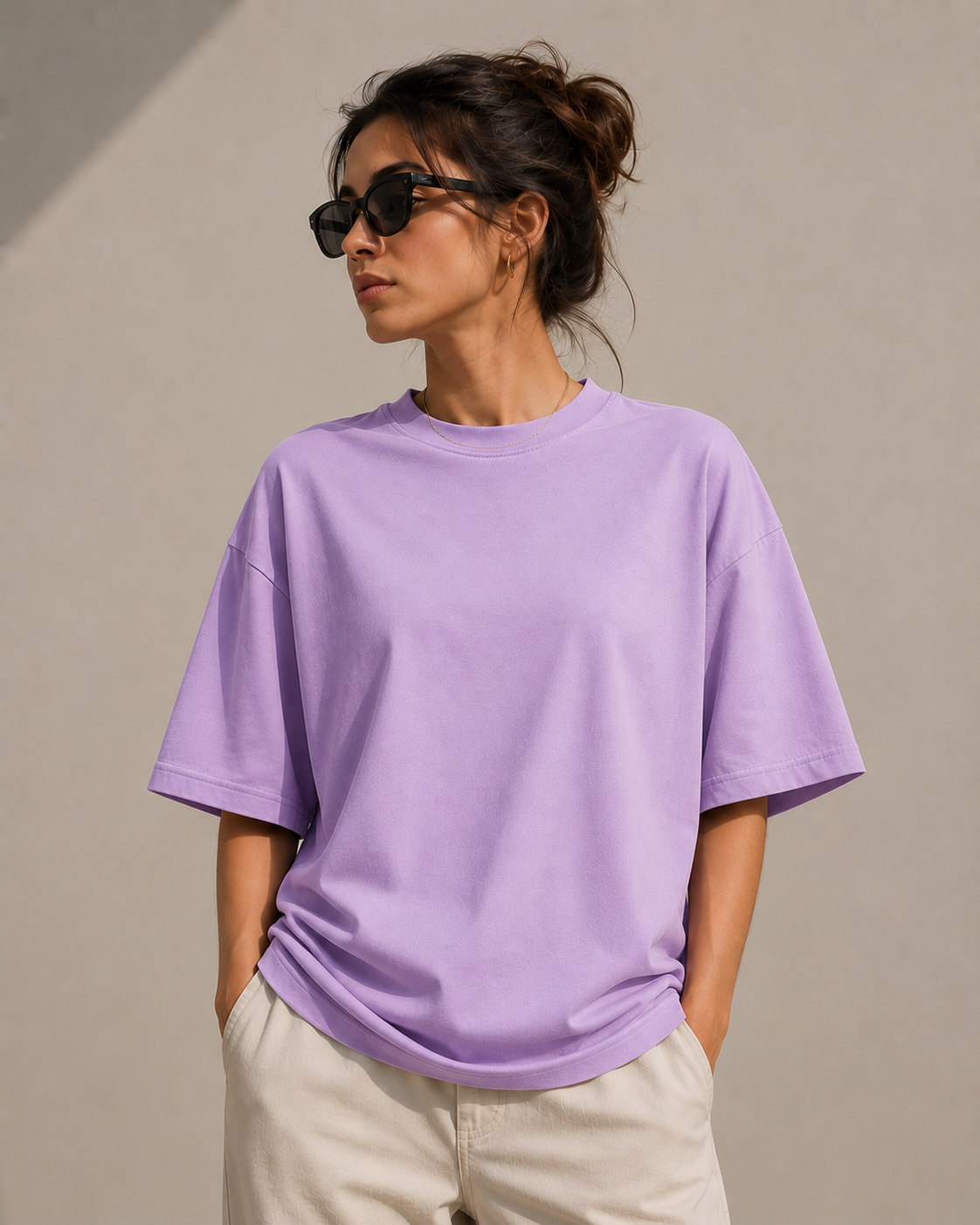 WOMENS DROP SHOULDER T-SHIRT