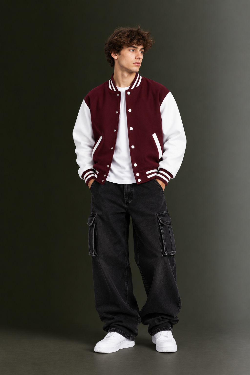 OUTPUFF Varsity Graphic T-Shirt | Campus-Inspired Style