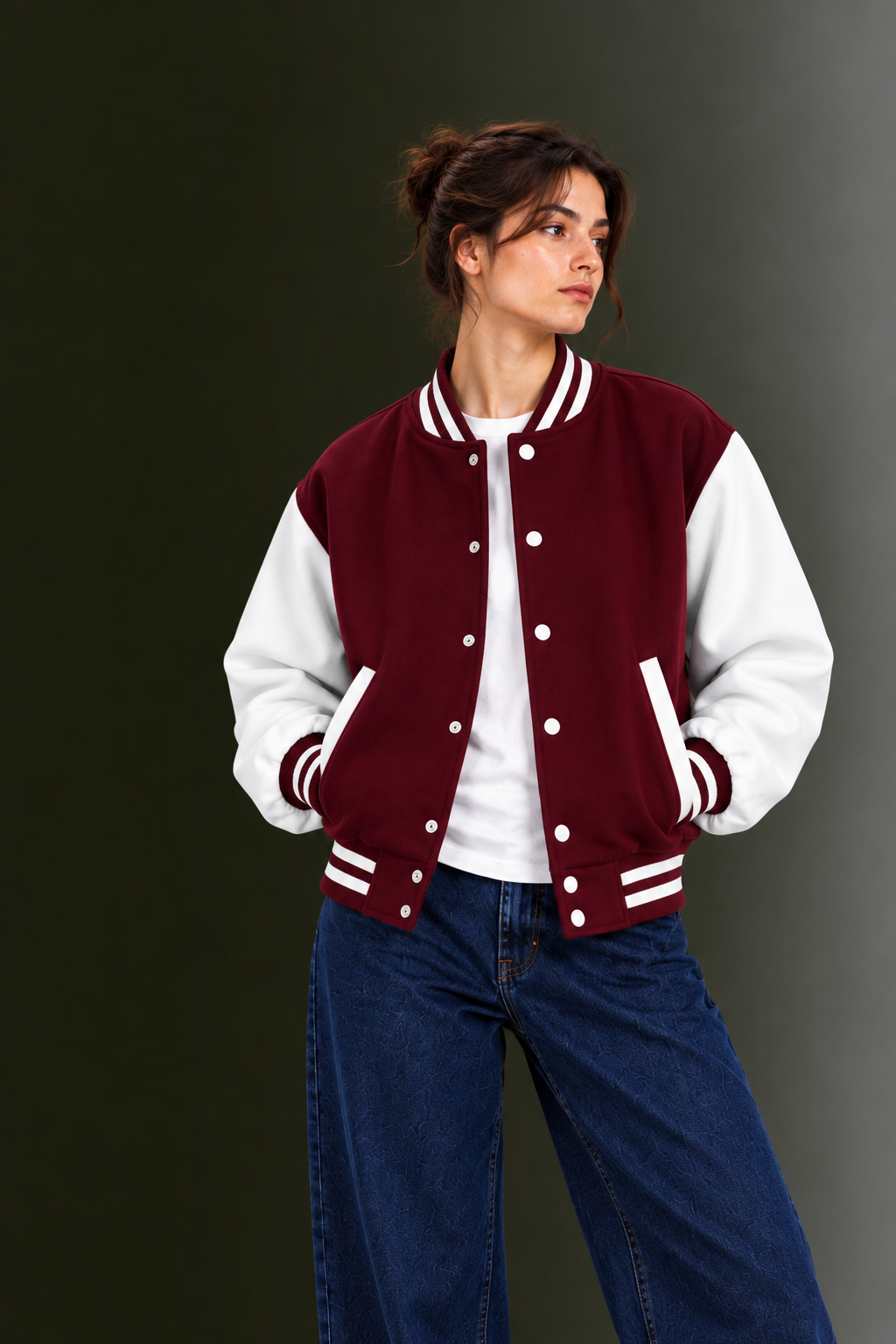 OUTPUFF Varsity Graphic T-Shirt | Campus-Inspired Style