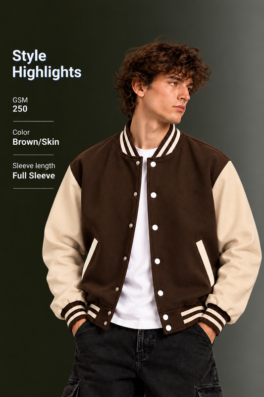 OUTPUFF Varsity Graphic T-Shirt | Campus-Inspired Style