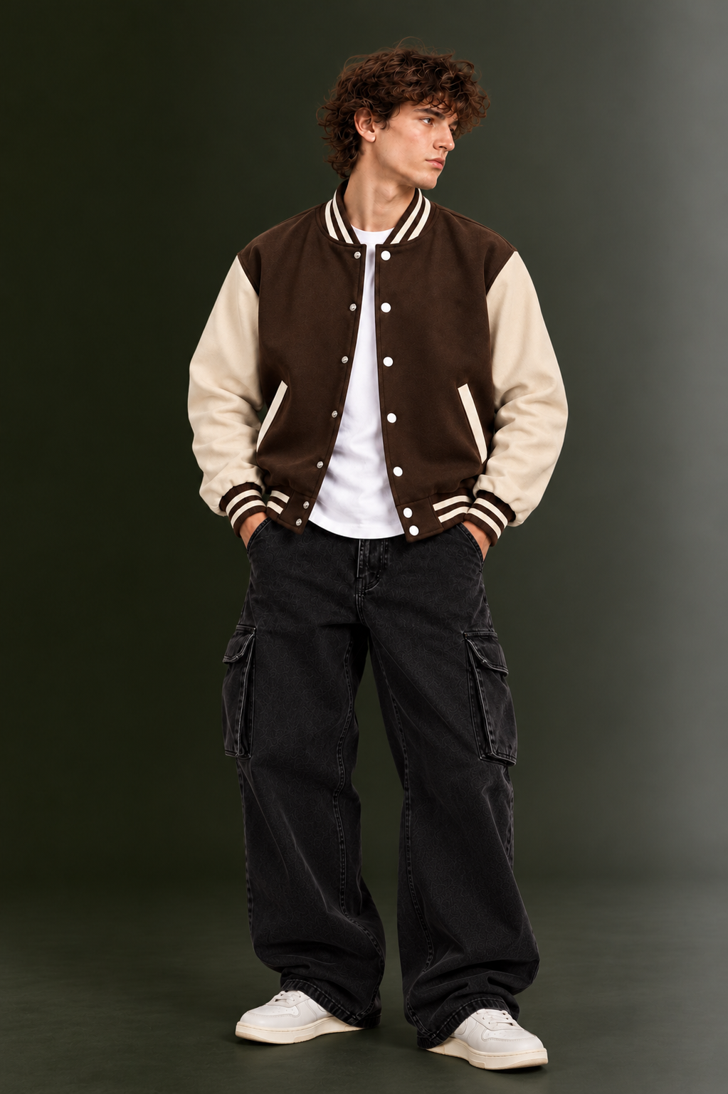 OUTPUFF Varsity Graphic T-Shirt | Campus-Inspired Style