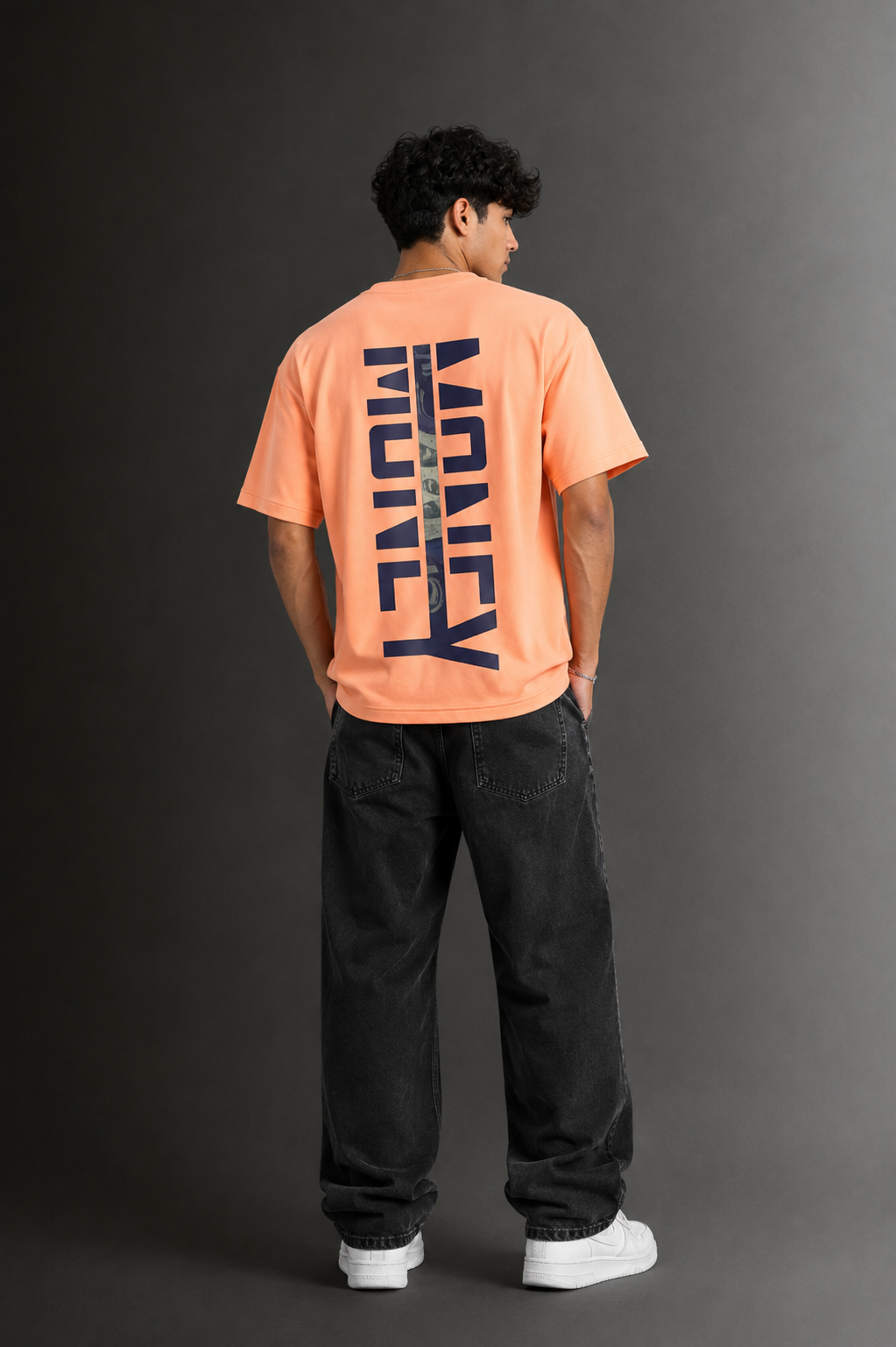 Men's Drop Shoulder Front Printed T-Shirt | Graphic Tee | OUTPUFF