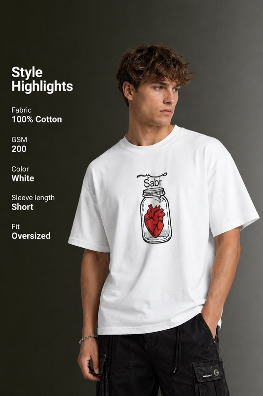 Men's Drop Shoulder Front Printed T-Shirt | Graphic Tee | OUTPUFF