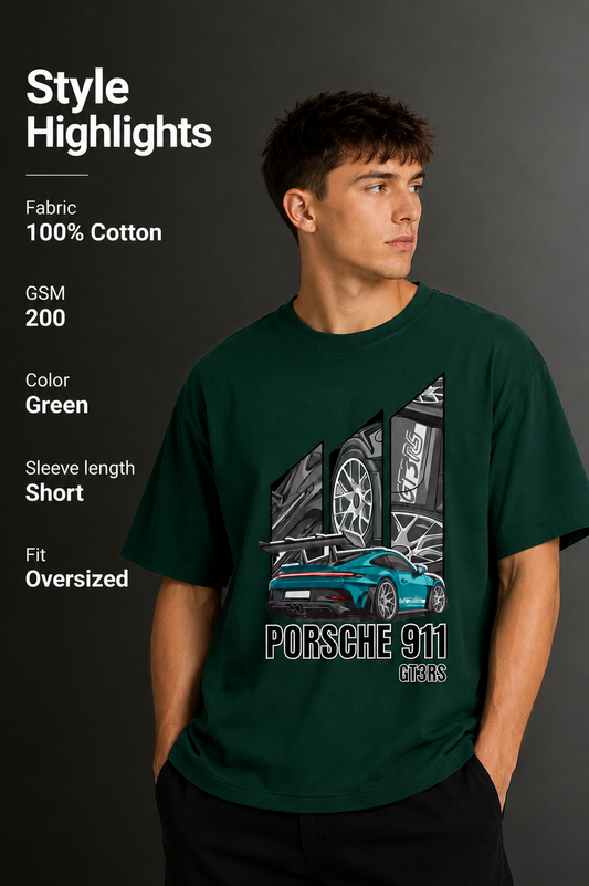 Men's Drop Shoulder Front Printed T-Shirt | Graphic Tee | OUTPUFF
