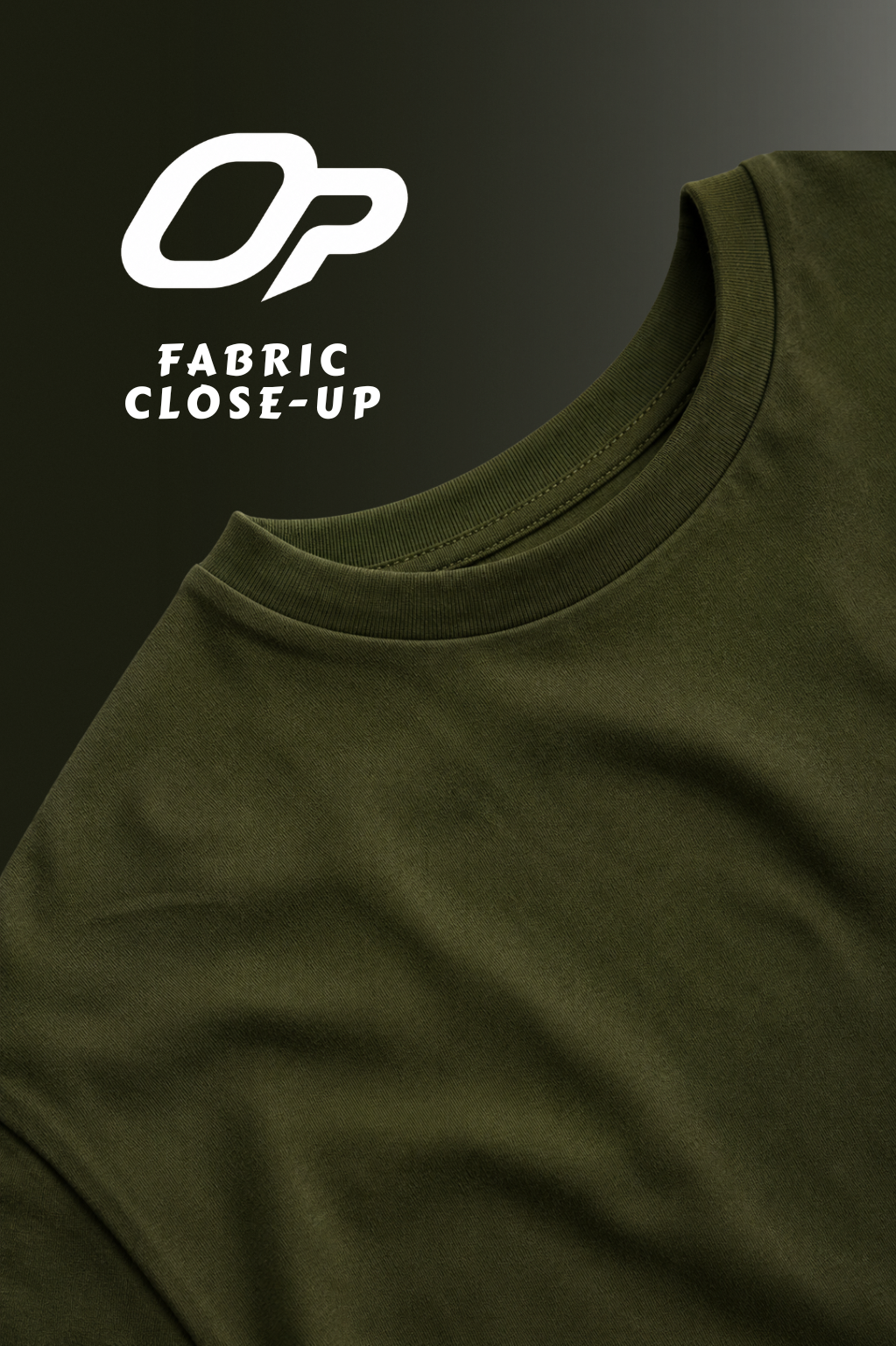 MENS DROP SHOULDER (OLIVE GREEN)