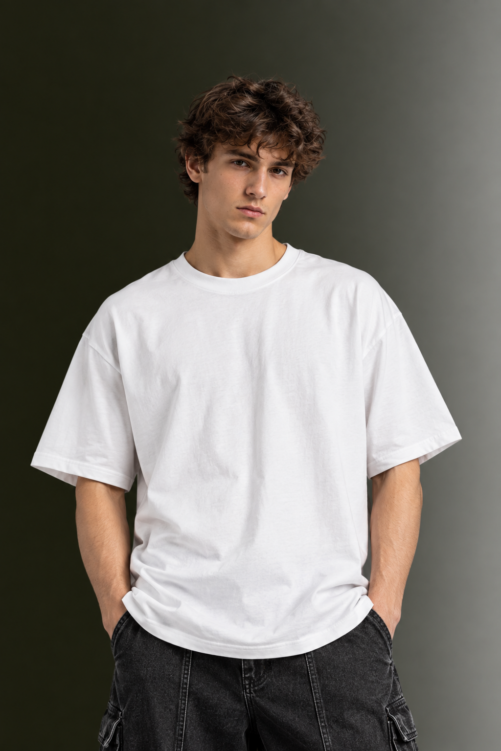 Men's Drop Shoulder Back Printed T-Shirt | Graphic Tee | OUTPUFF