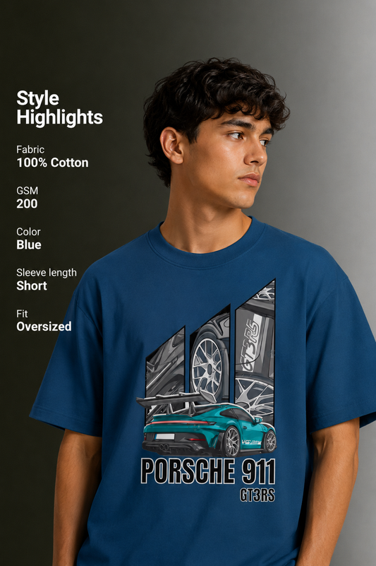 Men's Drop Shoulder Front Printed T-Shirt | Graphic Tee | OUTPUFF