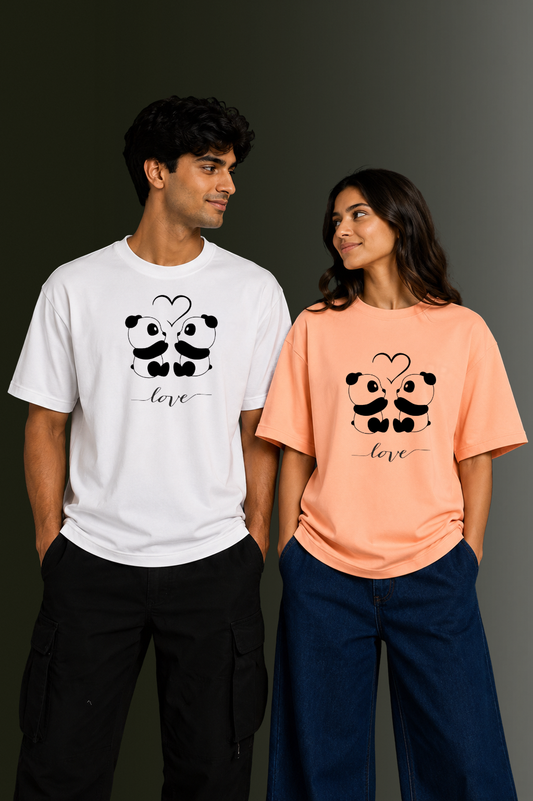 Matching Couple Printed T-Shirts | OUTPUFF