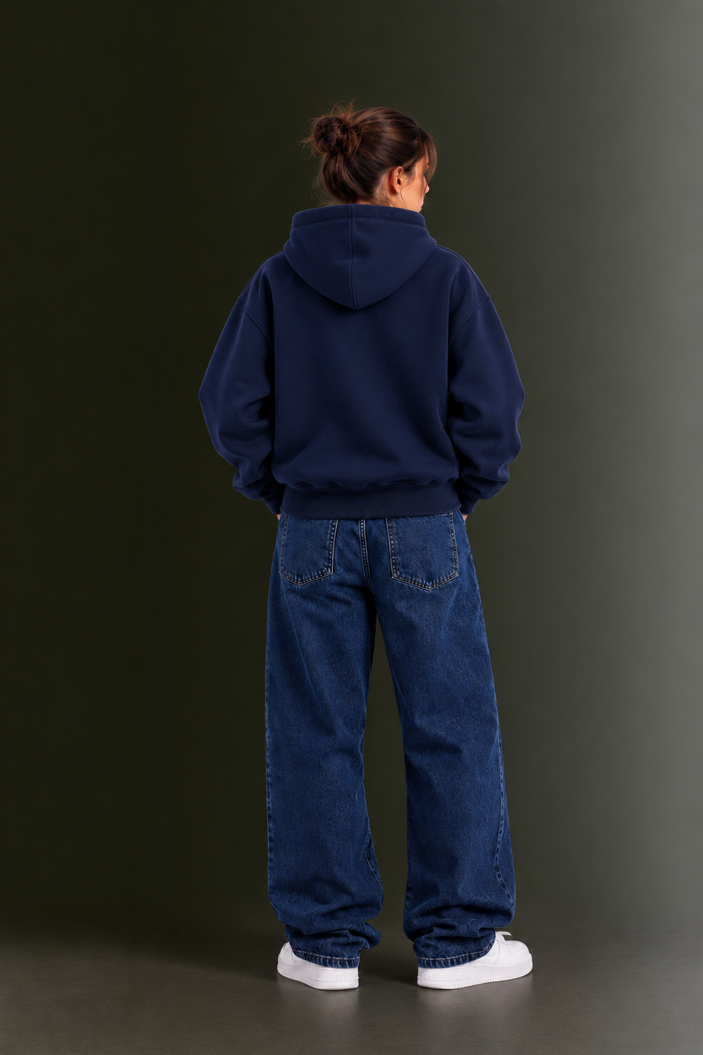 OUTPUFF Unisex Regular Fit Pullover Hoodie with Kangaroo Pocket
