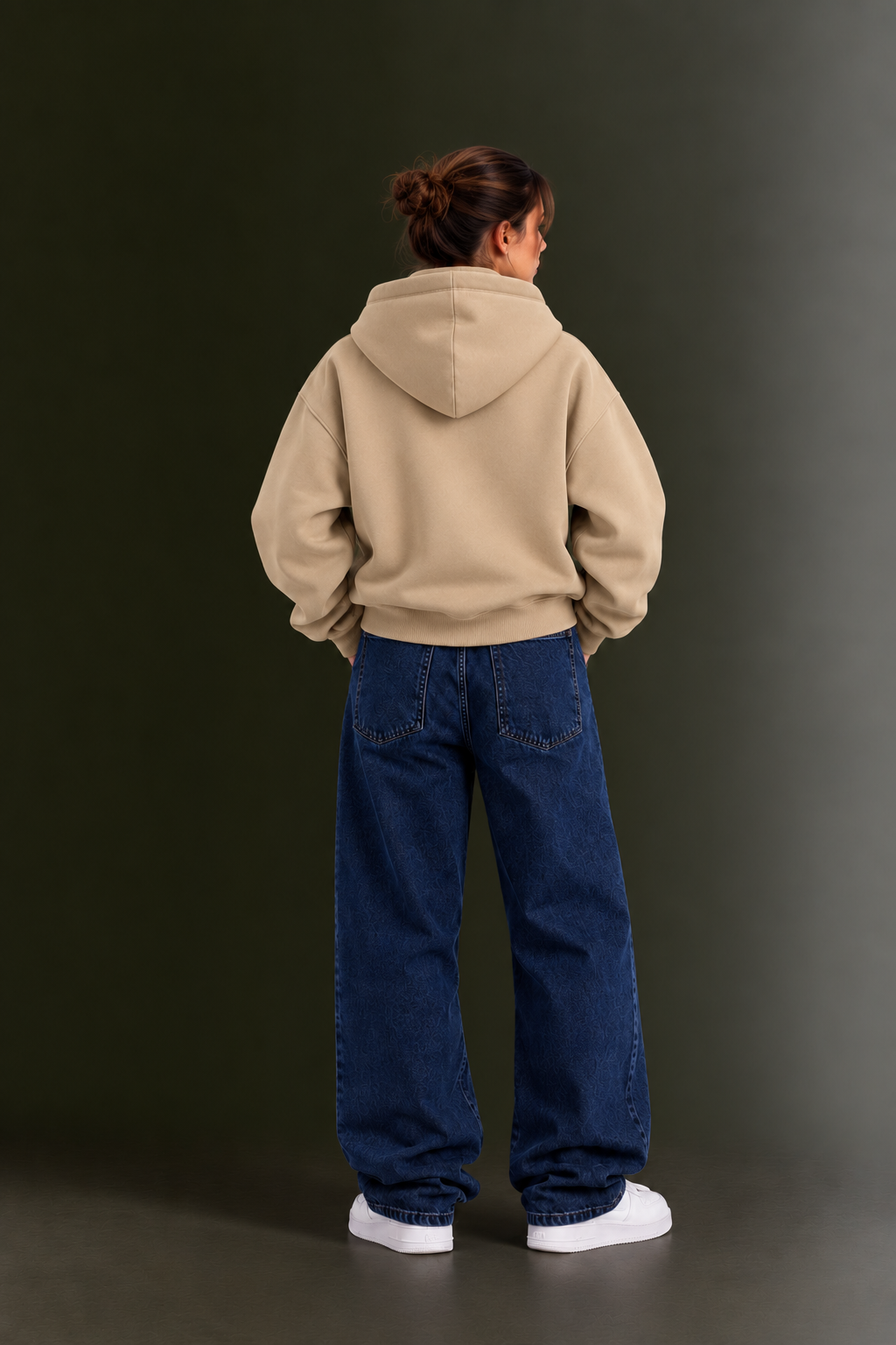 OUTPUFF Unisex Regular Fit Pullover Hoodie with Kangaroo Pocket
