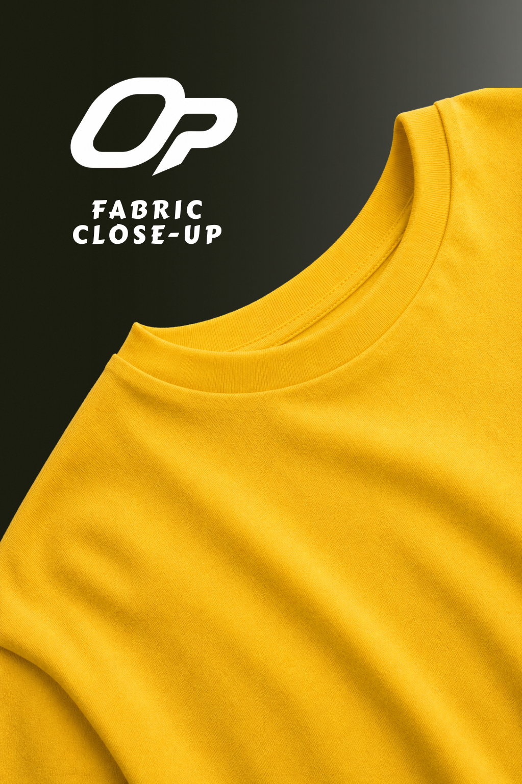 MENS DROP SHOULDER (YELLOW)
