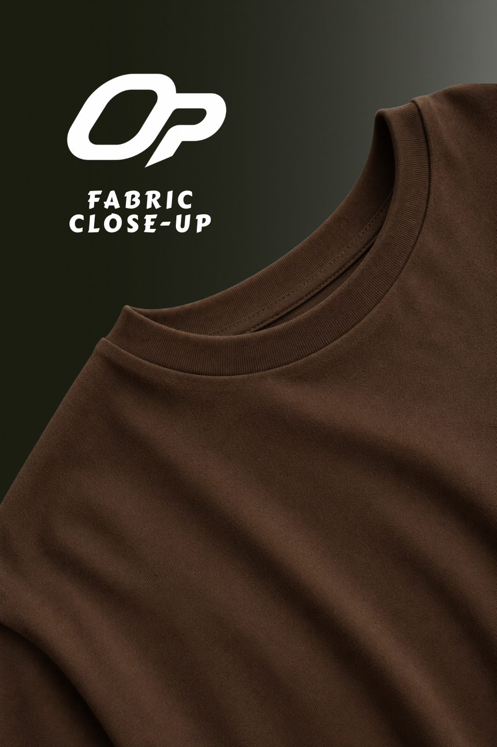 MENS DROP SHOULDER (BROWN)