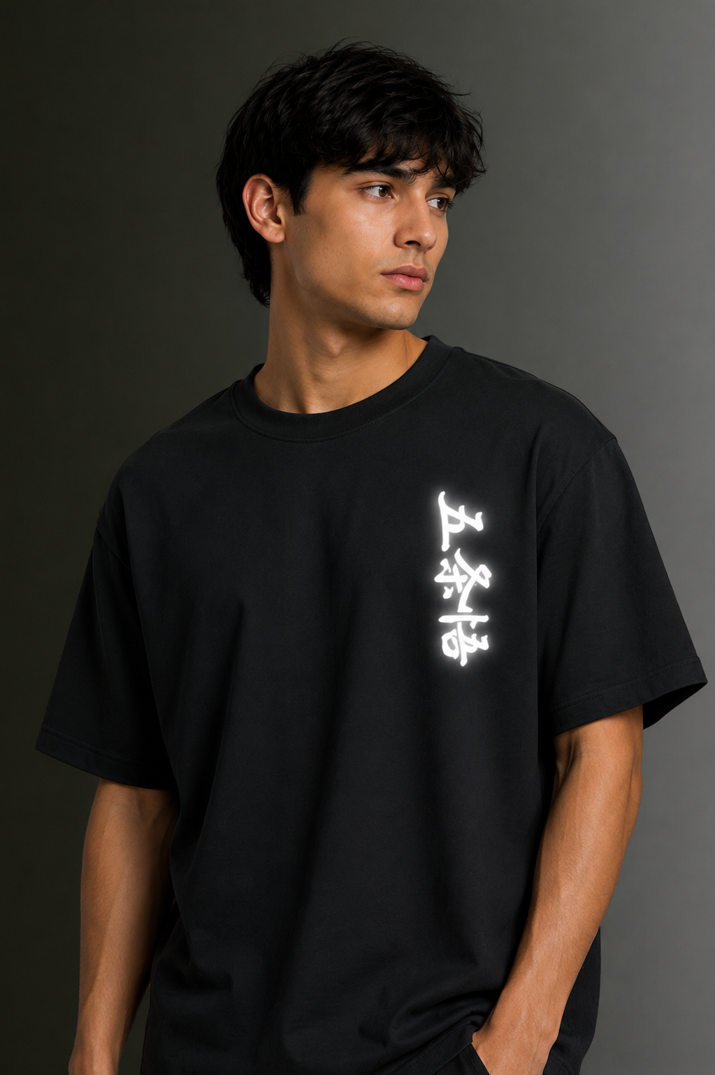 Men's Drop Shoulder Front & Back Printed T-Shirt | Graphic Tee | OUTPUFF