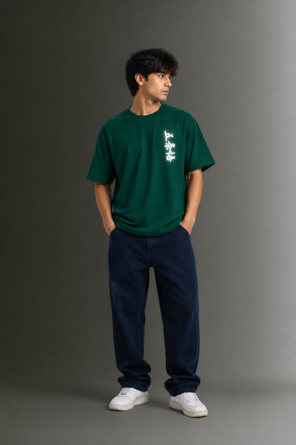 Men's Drop Shoulder Front & Back Printed T-Shirt | Graphic Tee | OUTPUFF