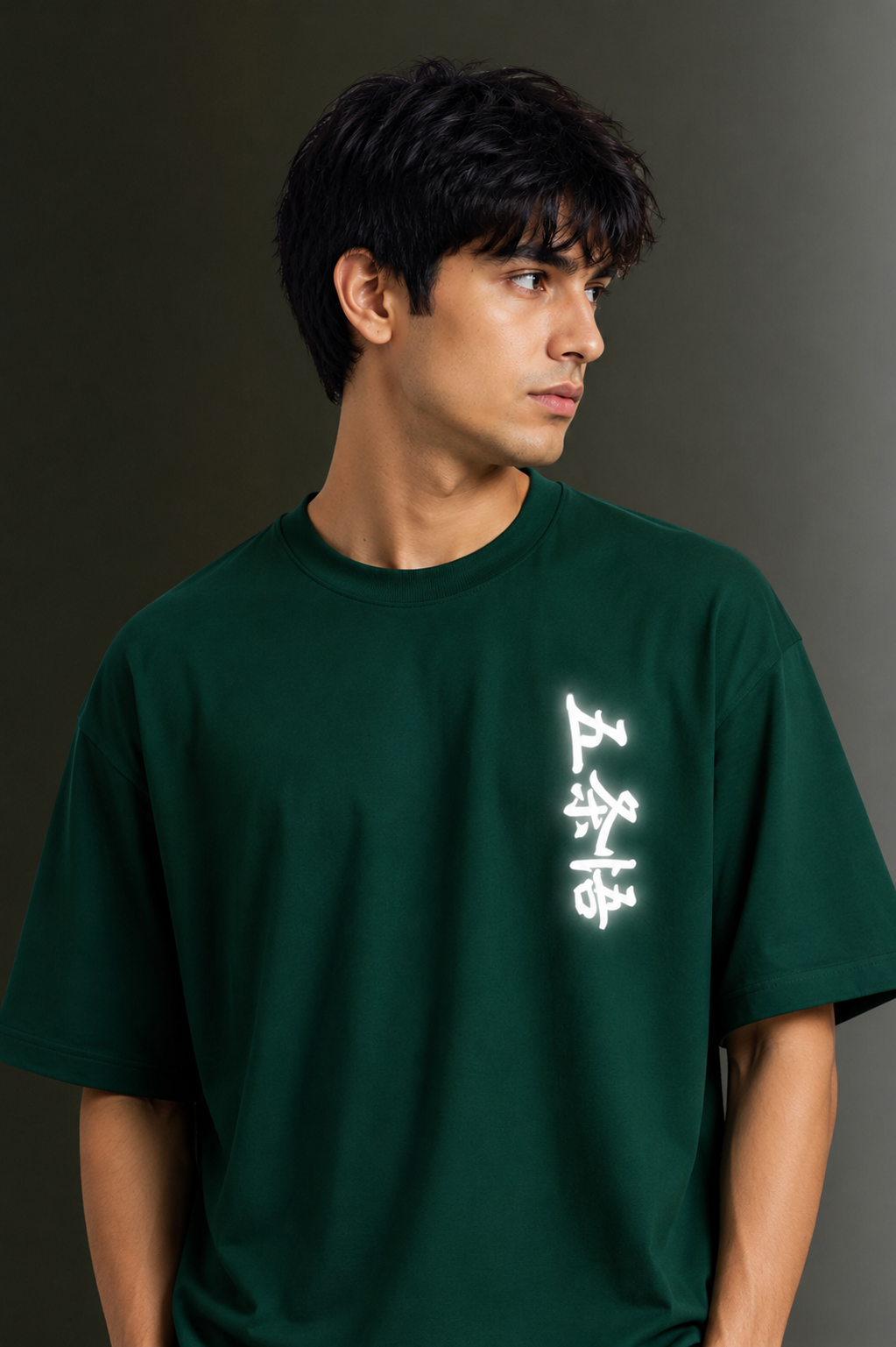 Men's Drop Shoulder Front & Back Printed T-Shirt | Graphic Tee | OUTPUFF
