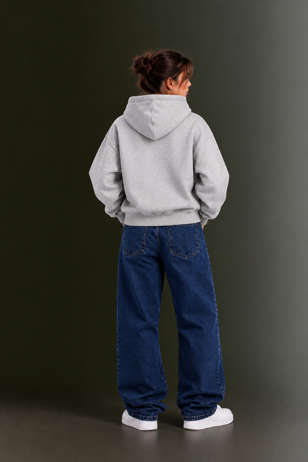 OUTPUFF Unisex Regular Fit Pullover Hoodie with Kangaroo Pocket