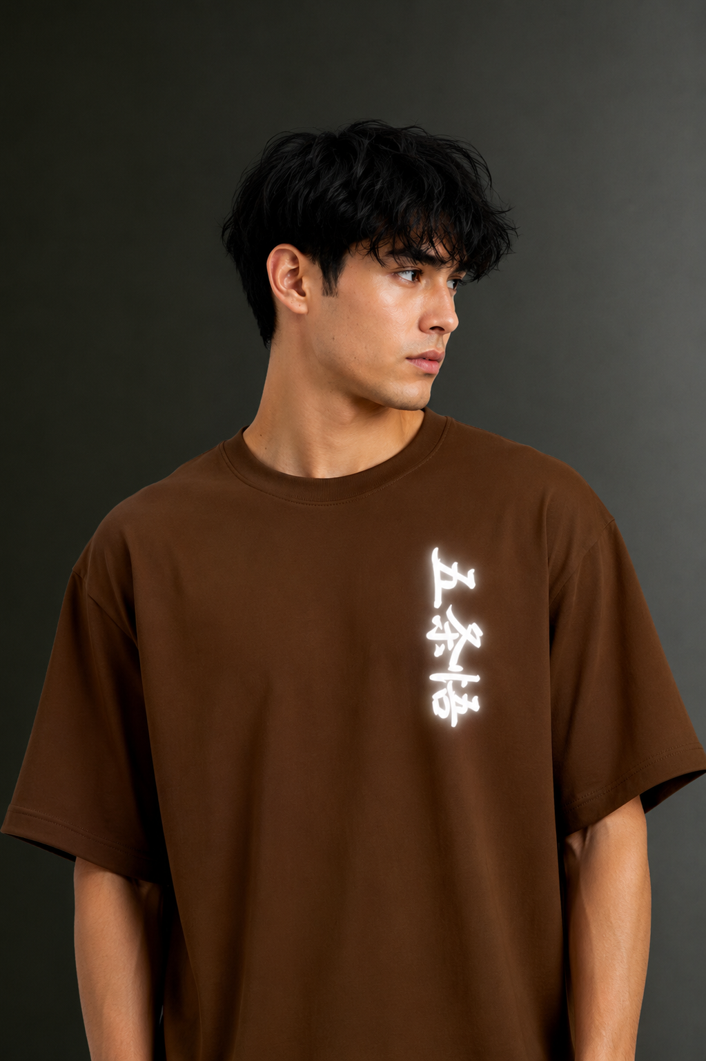 Men's Drop Shoulder Front & Back Printed T-Shirt | Graphic Tee | OUTPUFF