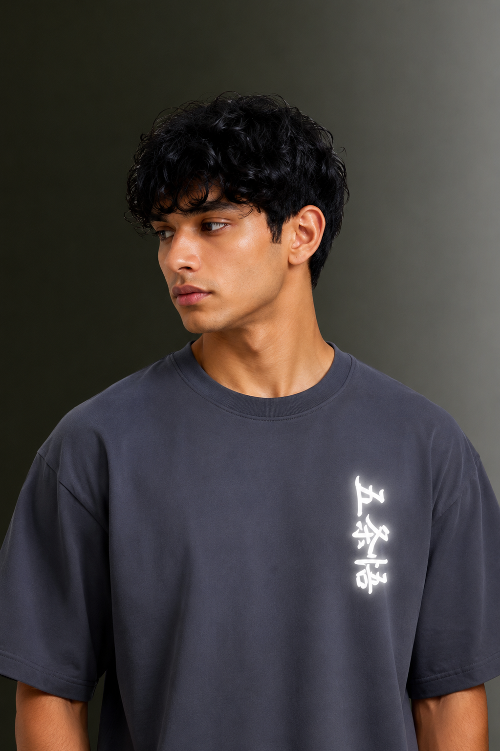 Men's Drop Shoulder Front & Back Printed T-Shirt | Graphic Tee | OUTPUFF