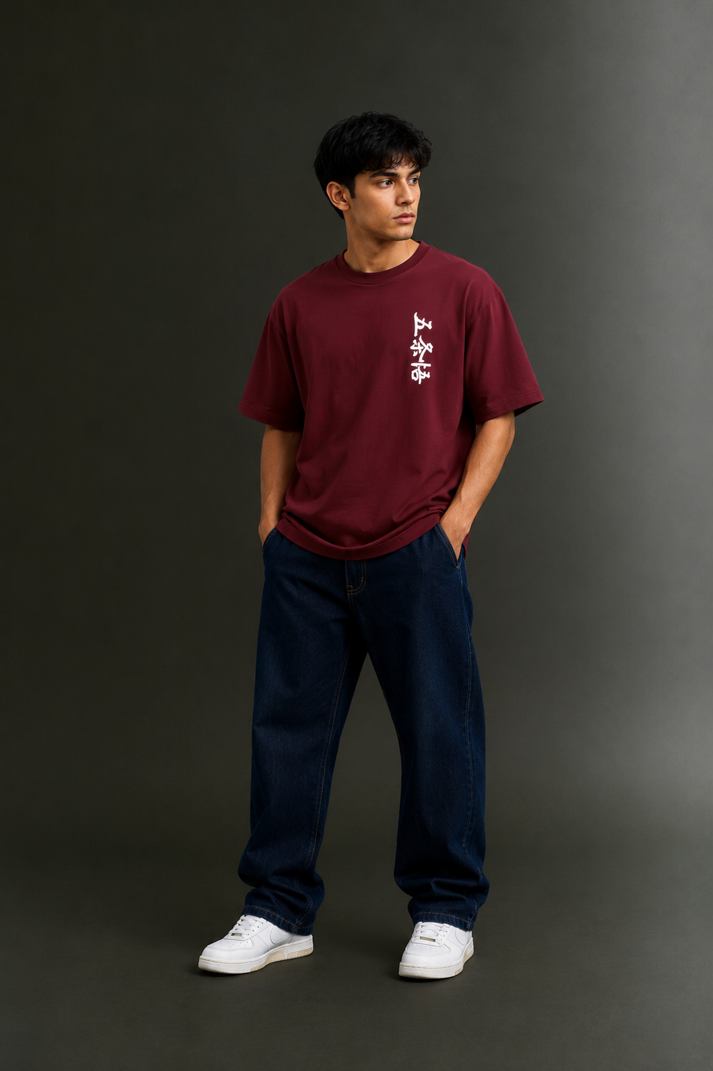 Men's Drop Shoulder Front & Back Printed T-Shirt | Graphic Tee | OUTPUFF