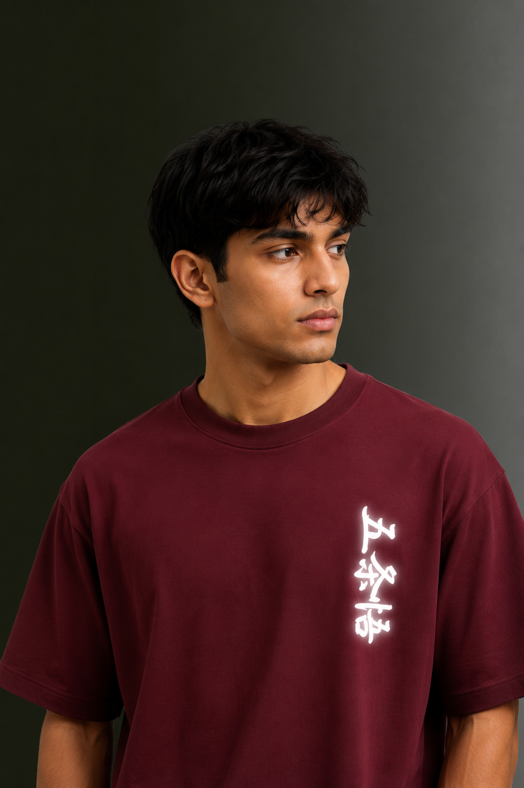 Men's Drop Shoulder Front & Back Printed T-Shirt | Graphic Tee | OUTPUFF