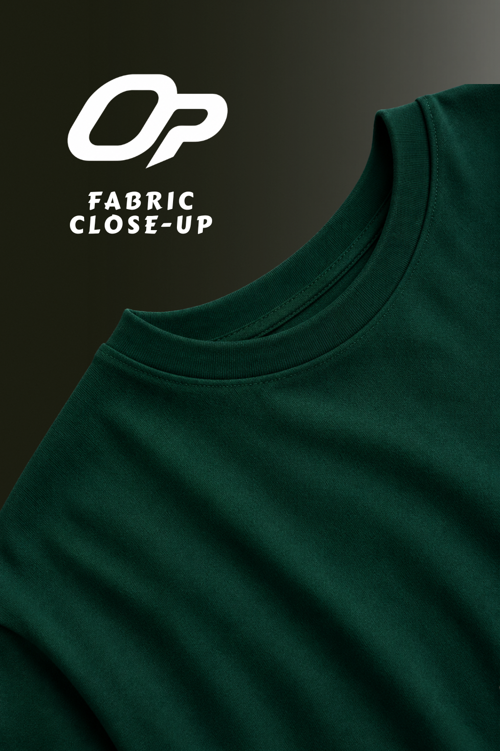 MENS DROP SHOULDER (FOREST GREEN)