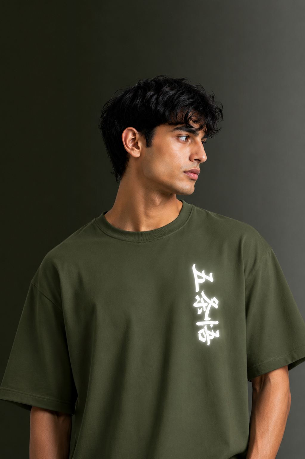 Men's Drop Shoulder Front & Back Printed T-Shirt | Graphic Tee | OUTPUFF