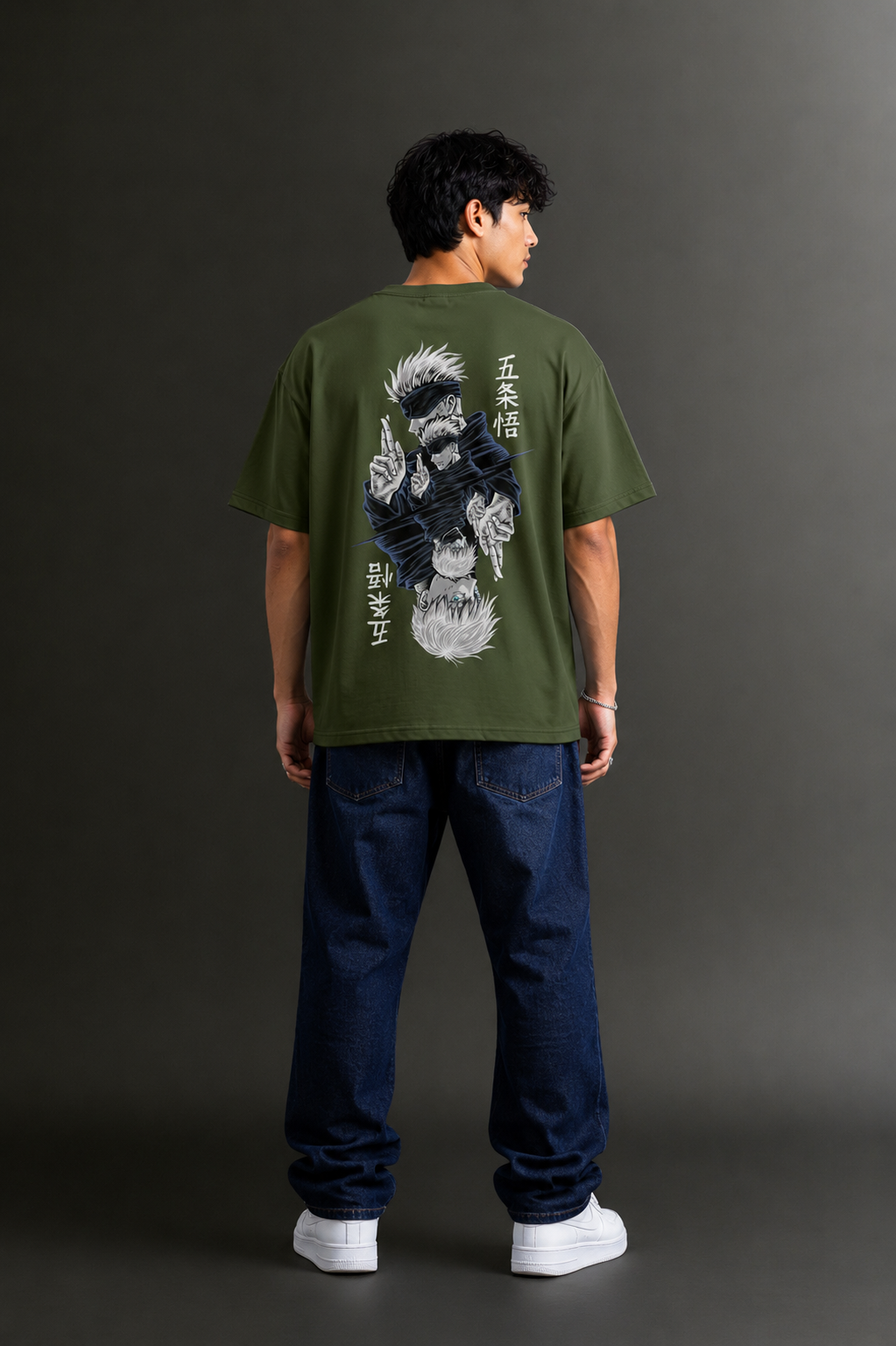 Men's Drop Shoulder Front & Back Printed T-Shirt | Graphic Tee | OUTPUFF