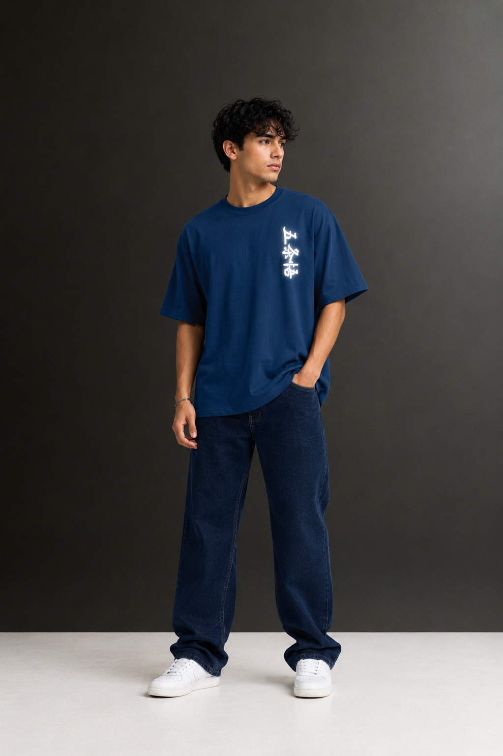 Men's Drop Shoulder Front & Back Printed T-Shirt | Graphic Tee | OUTPUFF