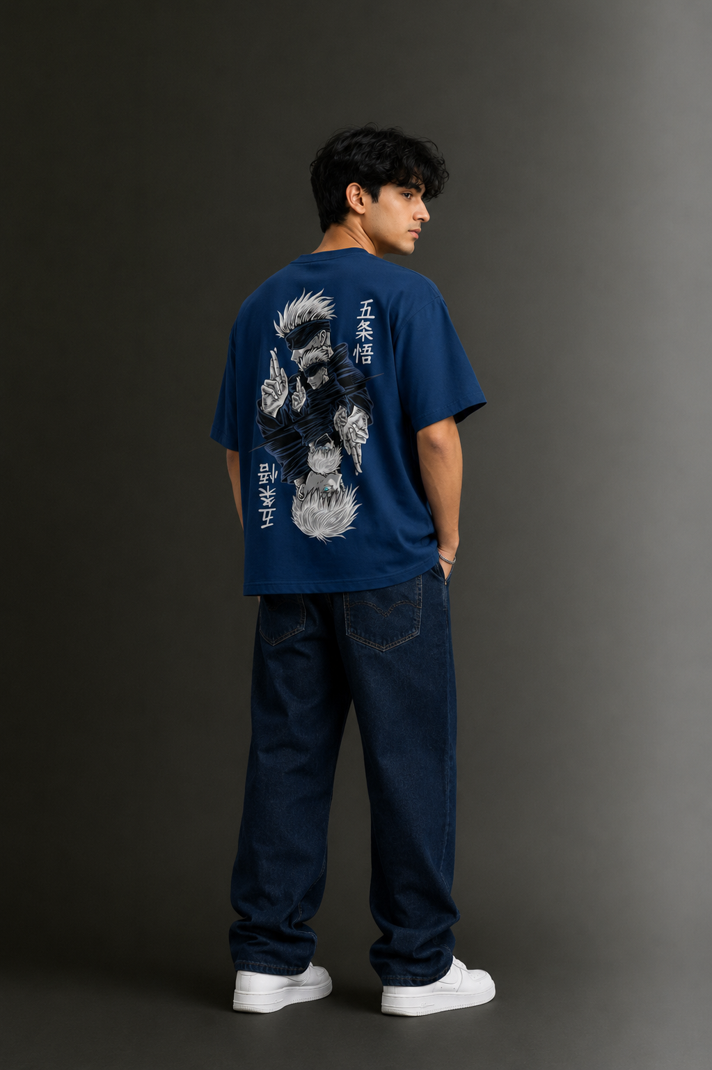 Men's Drop Shoulder Front & Back Printed T-Shirt | Graphic Tee | OUTPUFF
