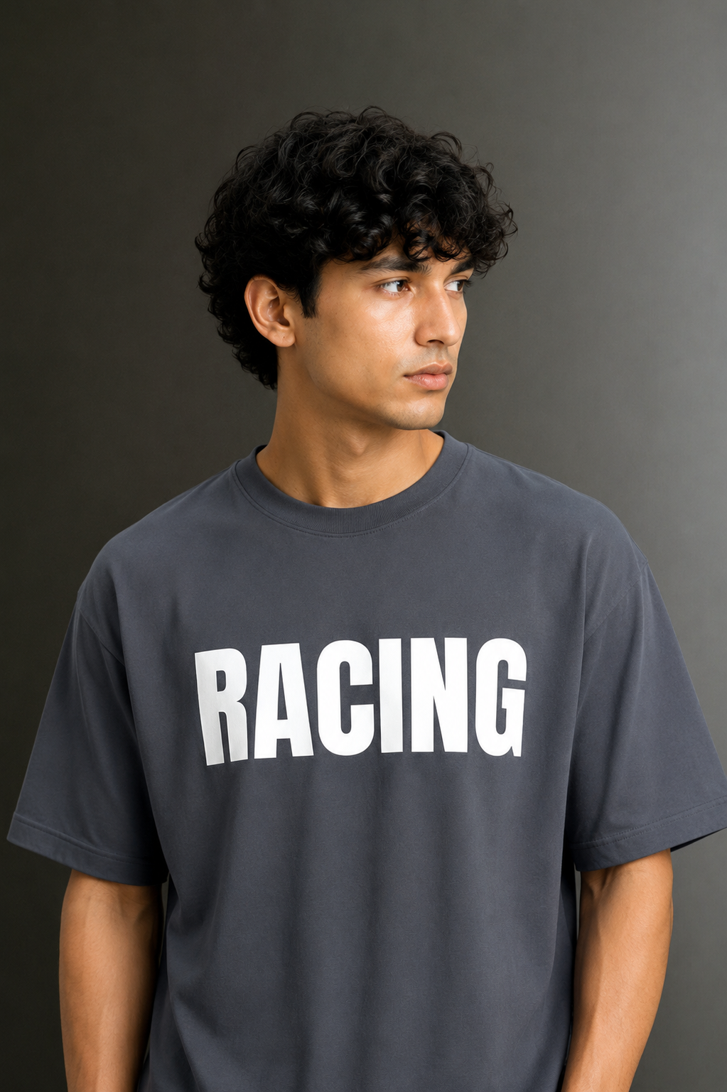 Men's Drop Shoulder Front & Back Printed T-Shirt | Graphic Tee | OUTPUFF