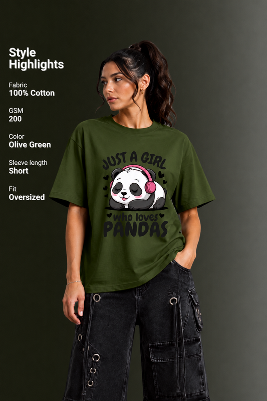 Women Drop Shoulder Front Printed T-Shirt | OUTPUFF