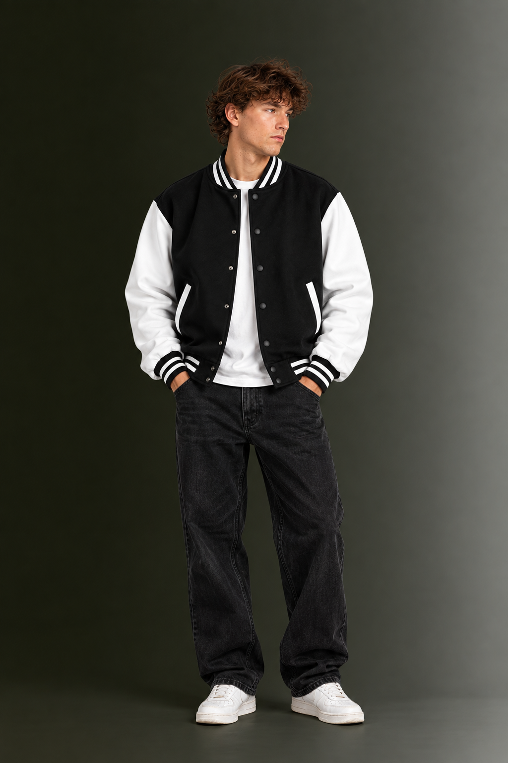 OUTPUFF Varsity Graphic T-Shirt | Campus-Inspired Style
