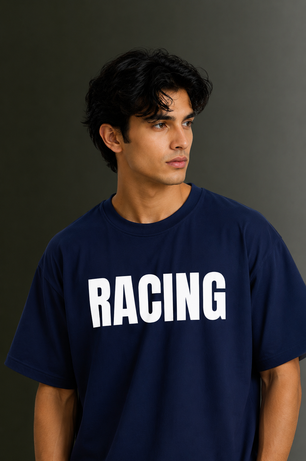 Men's Drop Shoulder Front & Back Printed T-Shirt | Graphic Tee | OUTPUFF