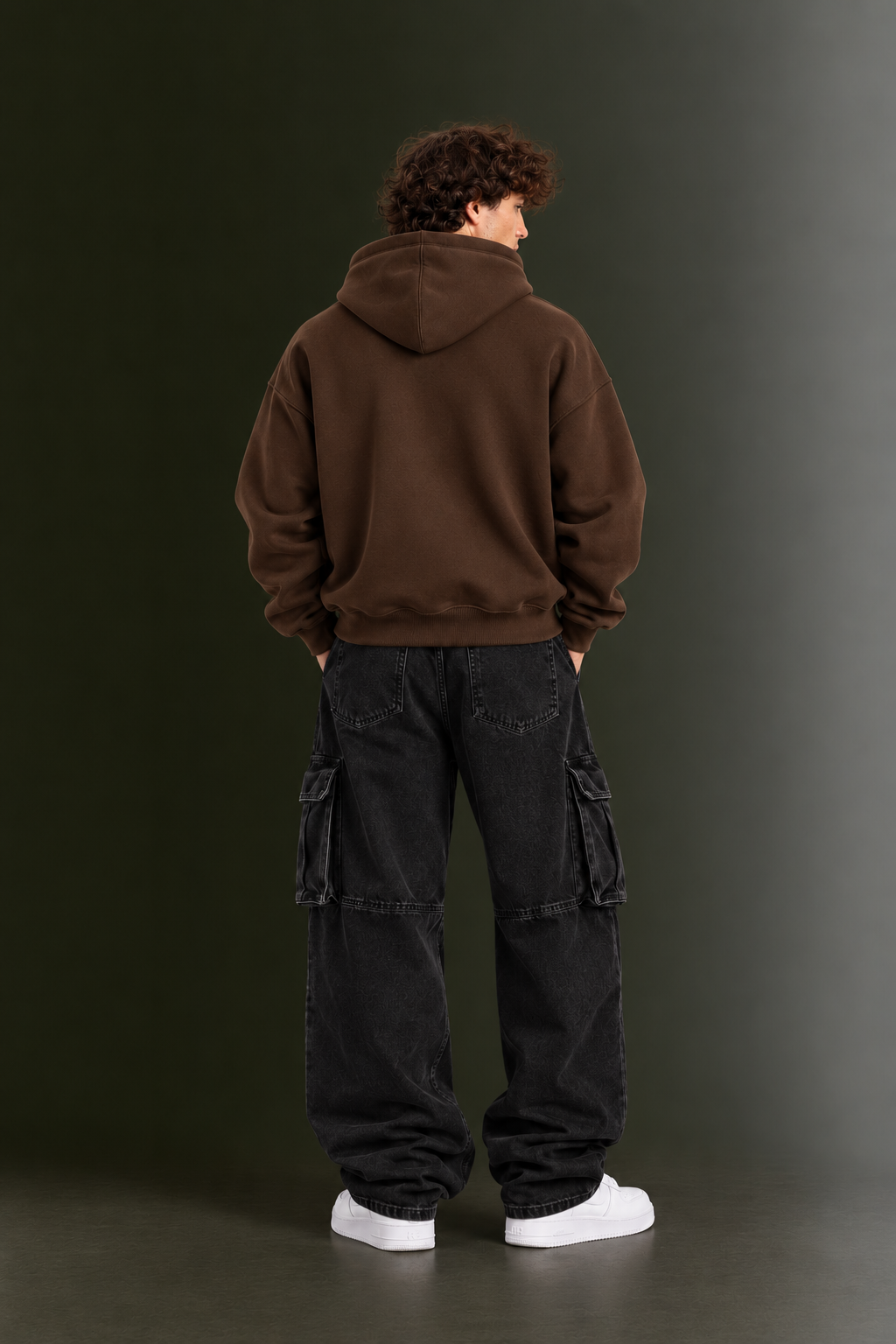 OUTPUFF Unisex Regular Fit Pullover Hoodie with Kangaroo Pocket