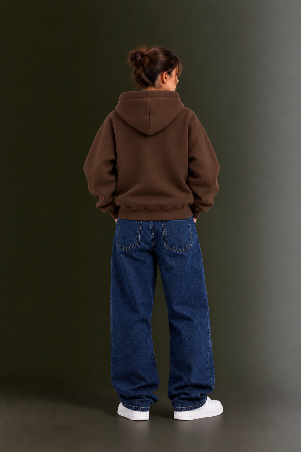 OUTPUFF Unisex Regular Fit Pullover Hoodie with Kangaroo Pocket