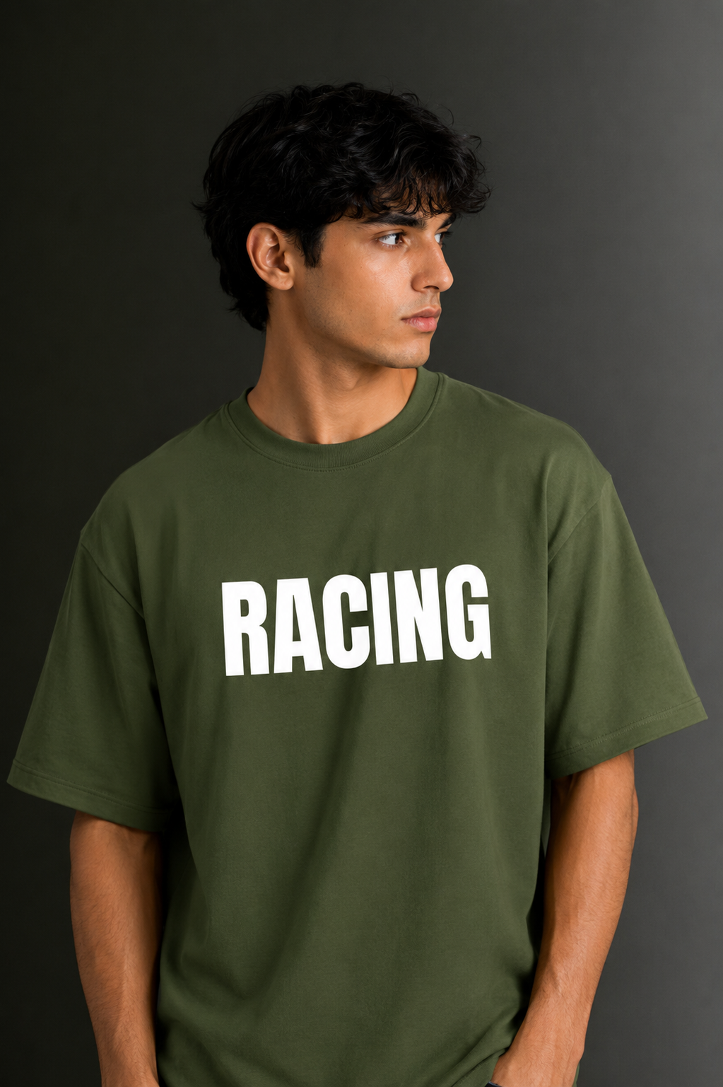 Men's Drop Shoulder Front & Back Printed T-Shirt | Graphic Tee | OUTPUFF