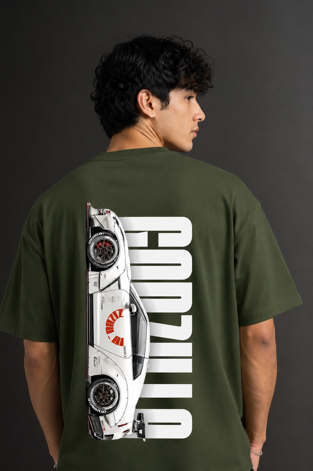 Men's Drop Shoulder Front & Back Printed T-Shirt | Graphic Tee | OUTPUFF