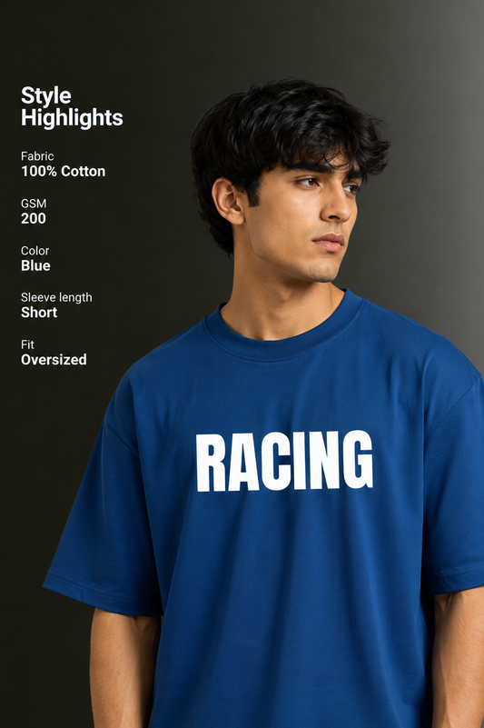 Men's Drop Shoulder Front & Back Printed T-Shirt | Graphic Tee | OUTPUFF