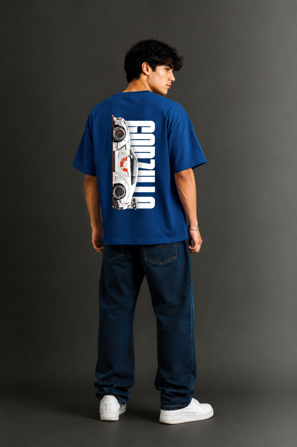 Men's Drop Shoulder Front & Back Printed T-Shirt | Graphic Tee | OUTPUFF