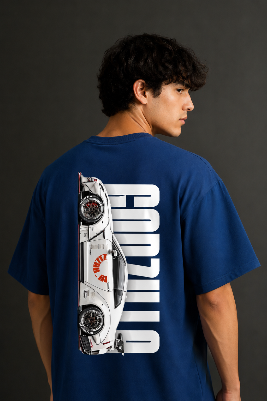Men's Drop Shoulder Front & Back Printed T-Shirt | Graphic Tee | OUTPUFF