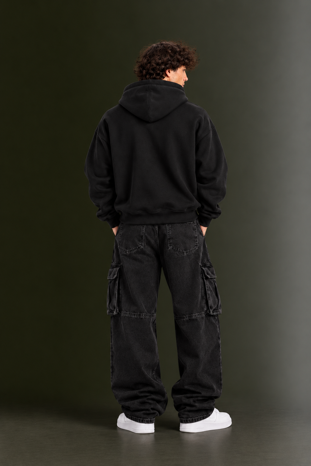OUTPUFF Unisex Regular Fit Pullover Hoodie with Kangaroo Pocket
