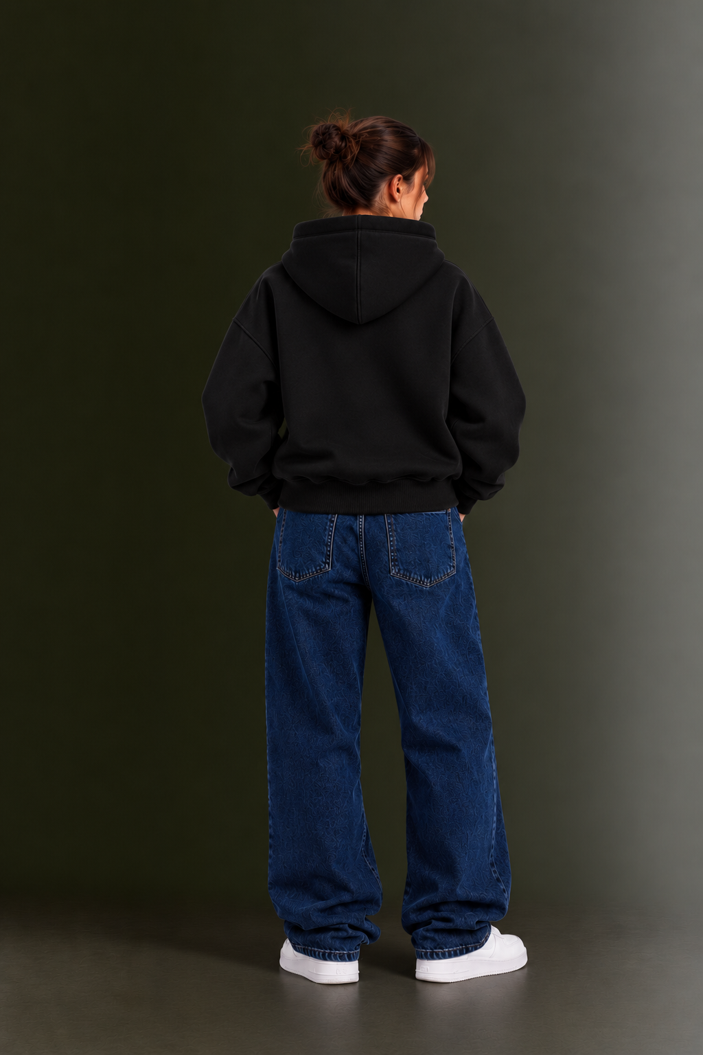 OUTPUFF Unisex Regular Fit Pullover Hoodie with Kangaroo Pocket