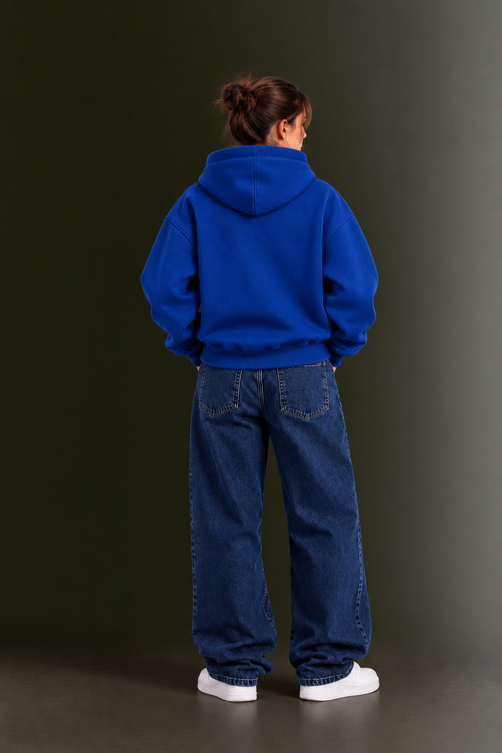OUTPUFF Unisex Regular Fit Pullover Hoodie with Kangaroo Pocket