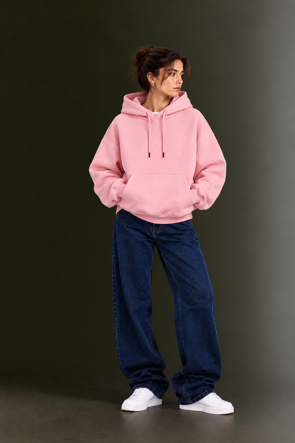 OUTPUFF Unisex Regular Fit Pullover Hoodie with Kangaroo Pocket